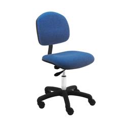 Fabric Chair Desk H and Nylon Base, 17"-22" H  Single Lever Control